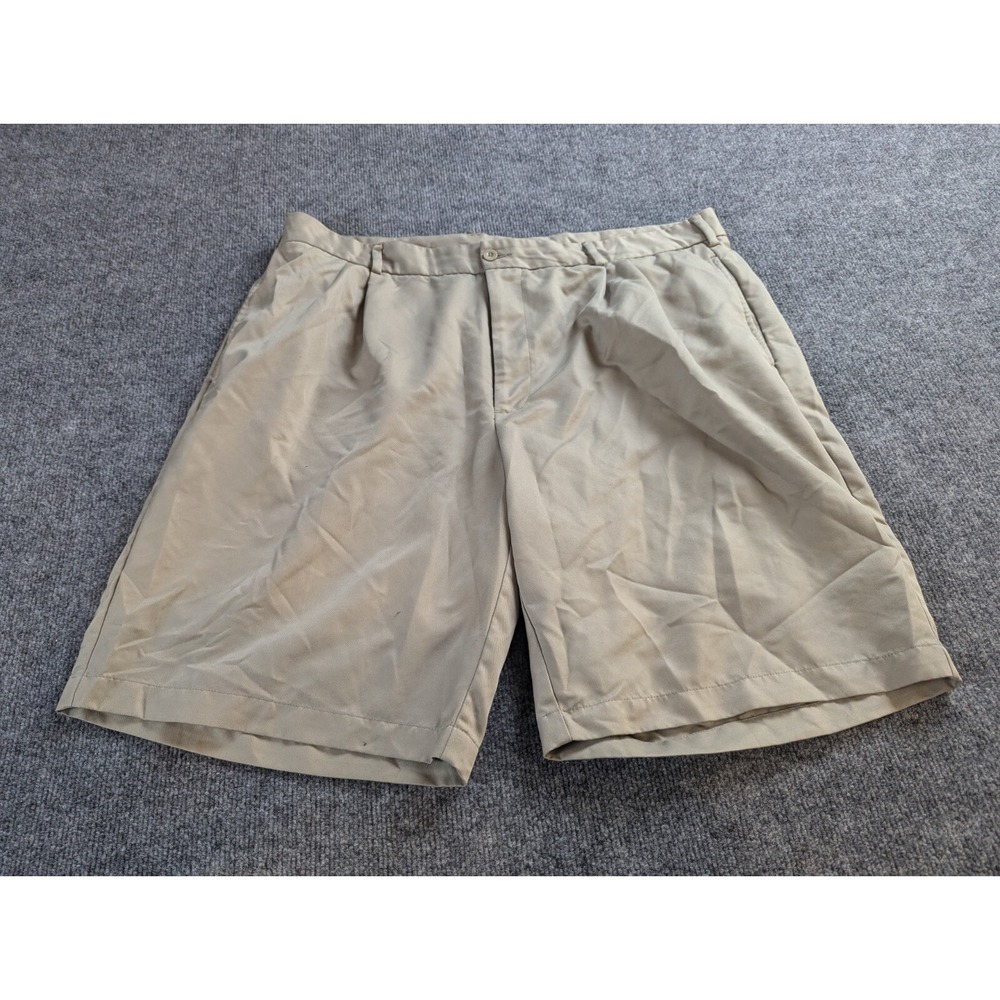 Tommy Armour Shorts Mens 40 Beige Pleated